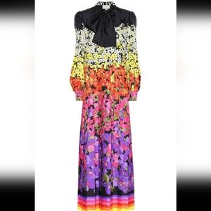 Gucci Style Gorgeous Floral Maxi